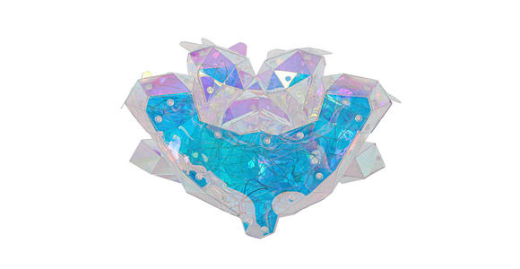 TISCHLEUCHTE - Transparent/Perlmutt, Trend, Kunststoff (21/27/30cm) - Novel