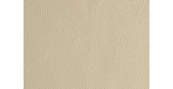 OTTOMANE Palermo in Echtleder Beige  - Beige/Schwarz, Design, Leder/Holz (114/92/165cm) - Dieter Knoll