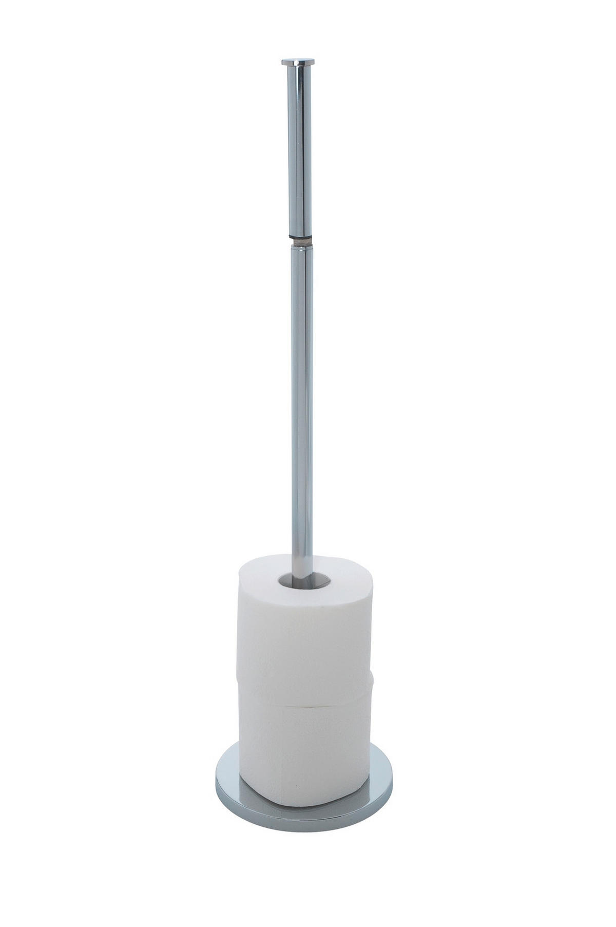 TOILETTENPAPIERHALTER - Edelstahlfarben, Basics, Metall (21/55/17cm) - Wenko