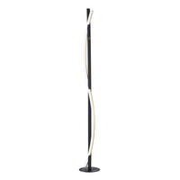 LED-STEHLEUCHTE - Goldfarben/Schwarz, Basics, Metall (21/160cm) - Fischer & Honsel