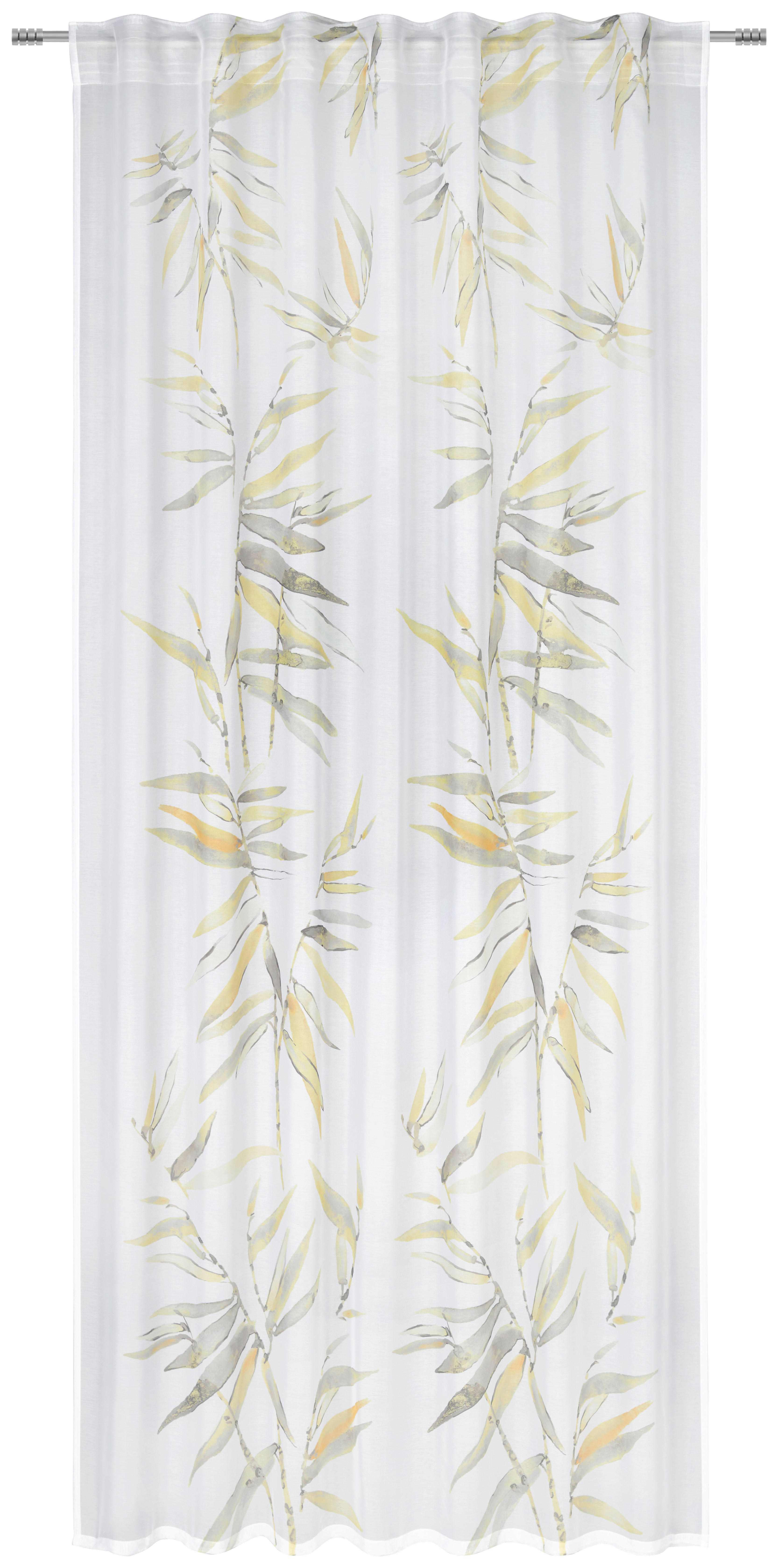 PERDEA CONFECȚIONATĂ transparent  - galben, Design, plastic (140/245cm) - Esposa