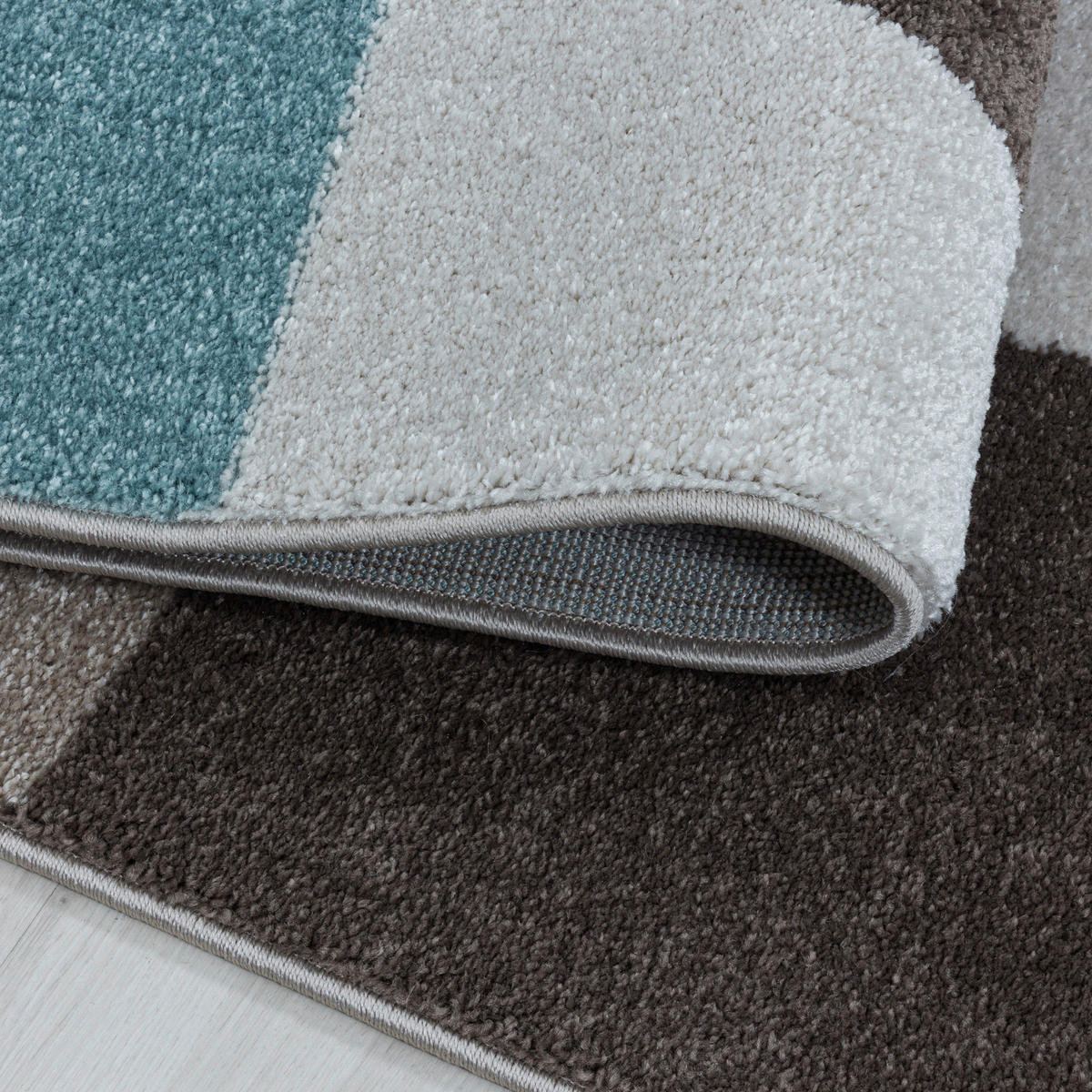 LÄUFER 80/250 cm Efor 3716 blau Blau  - Blau, Design, Textil (80/250cm)