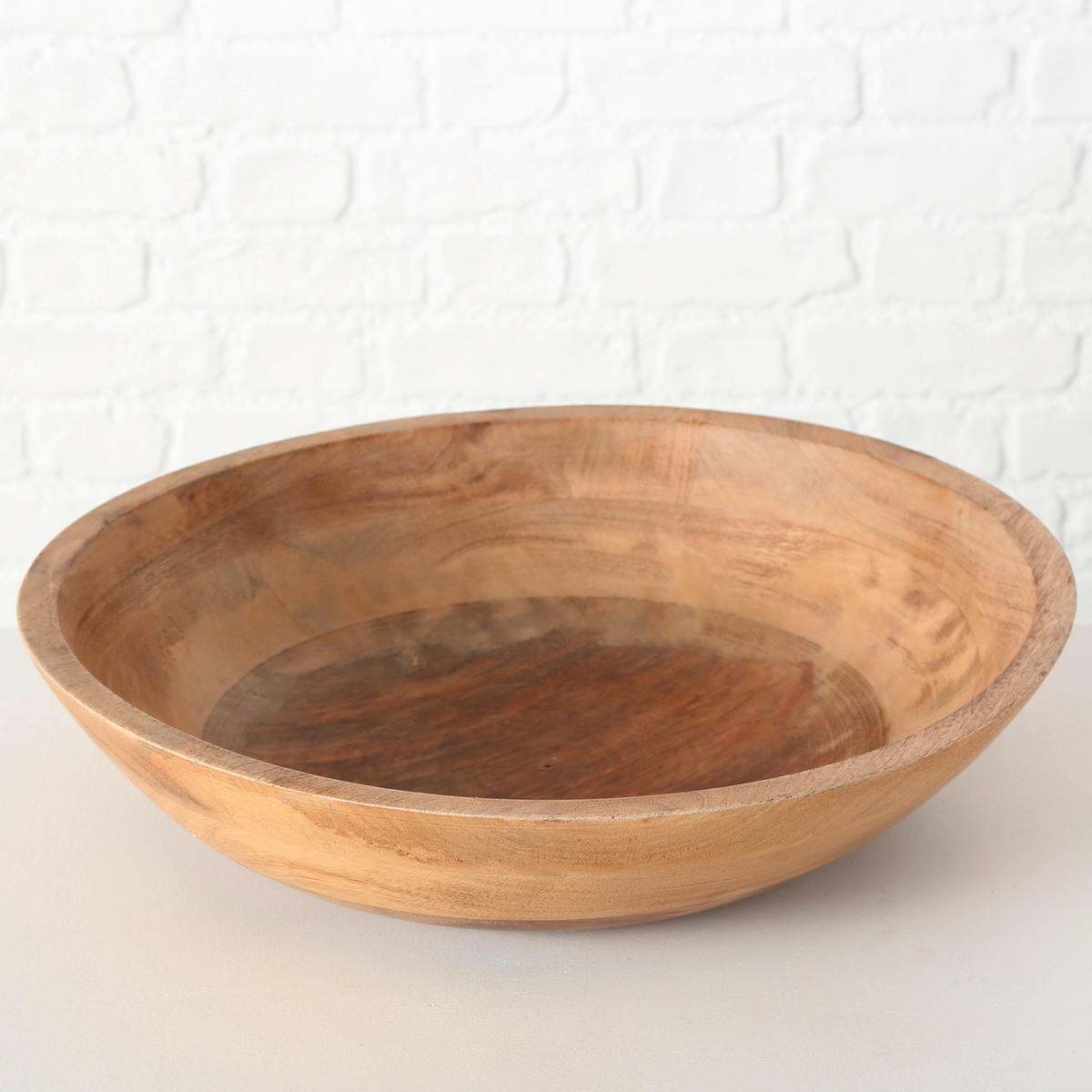 DEKOSCHALE - Naturfarben, Basics, Holz (34/7cm) - Boltze Home