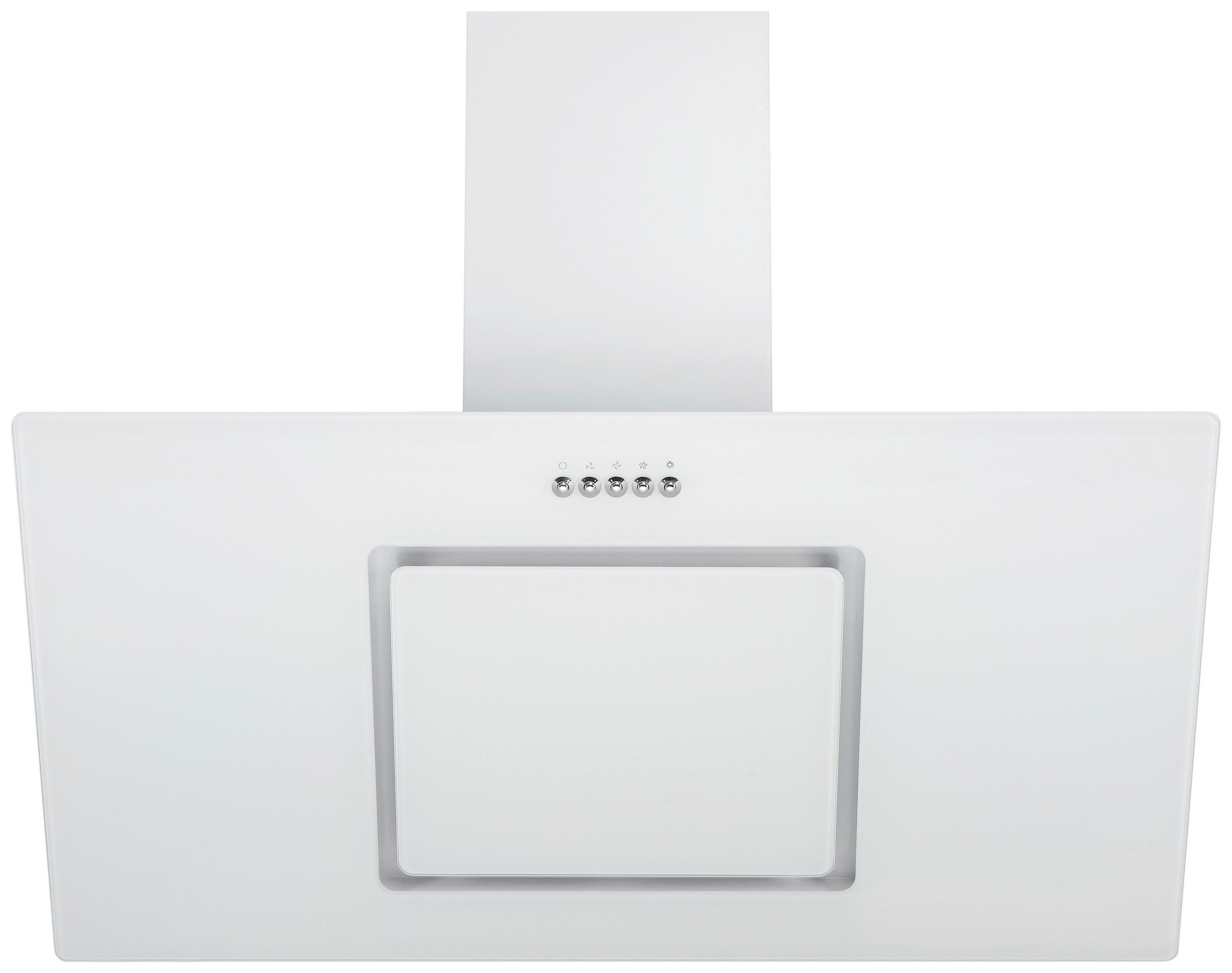 DUNSTABZUGSHAUBE CH22010/90WBZ  - Weiß, Trend, Glas/Metall (90/73,9-111,9/37cm) - Respekta