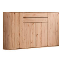 HIGHBOARD Buchefarben  180/116/40 cm  - Buchefarben/Schwarz, KONVENTIONELL, Holzwerkstoff/Kunststoff (180/116/40cm) - Venda