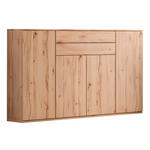 HIGHBOARD Buchefarben  180/116/40 cm  - Buchefarben/Schwarz, KONVENTIONELL, Holzwerkstoff/Kunststoff (180/116/40cm) - Venda