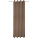 Ösenvorhang Caro - Taupe, KONVENTIONELL, Textil (140/245cm) - Ondega
