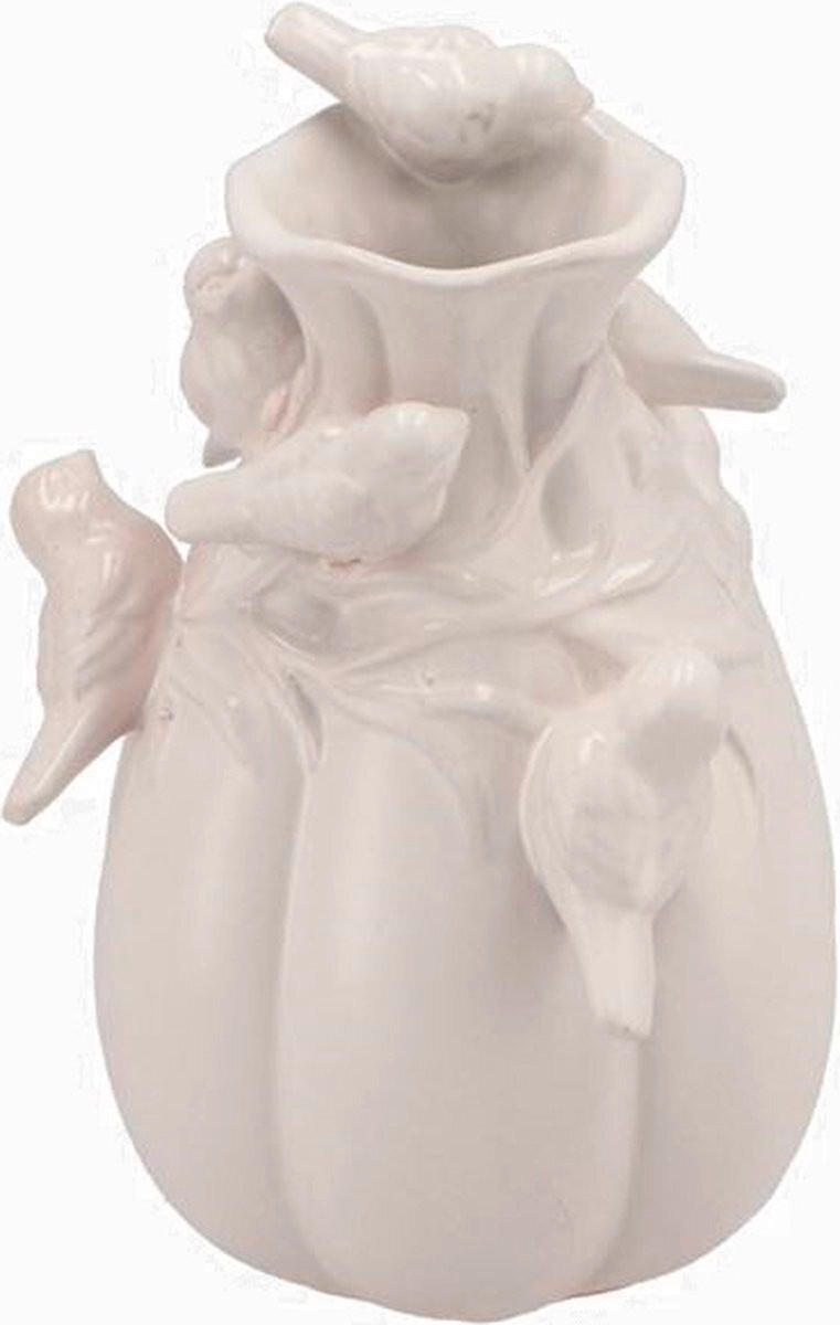 DEKORATIVNA VAZA  keramika  - bela, Basics, keramika (12/12cm)