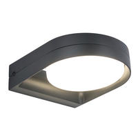 AUßENWANDLEUCHTE Fele   - Anthrazit/Weiß, Basics, Kunststoff/Metall (5/19/20cm)