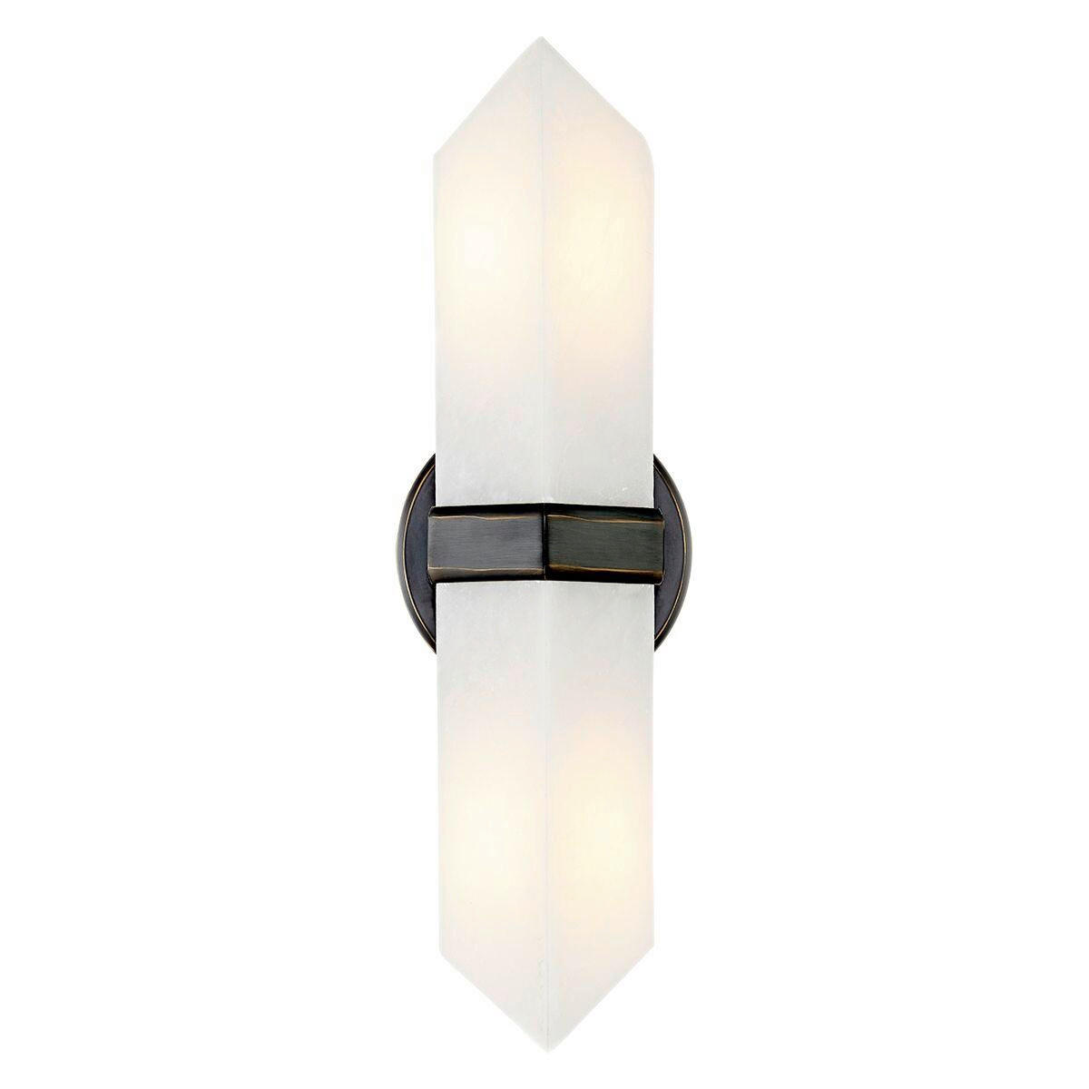 WANDLEUCHTE    - Bronzefarben, KONVENTIONELL, Glas/Metall (38,1/9,1/10,5cm) - Elstead Lighting
