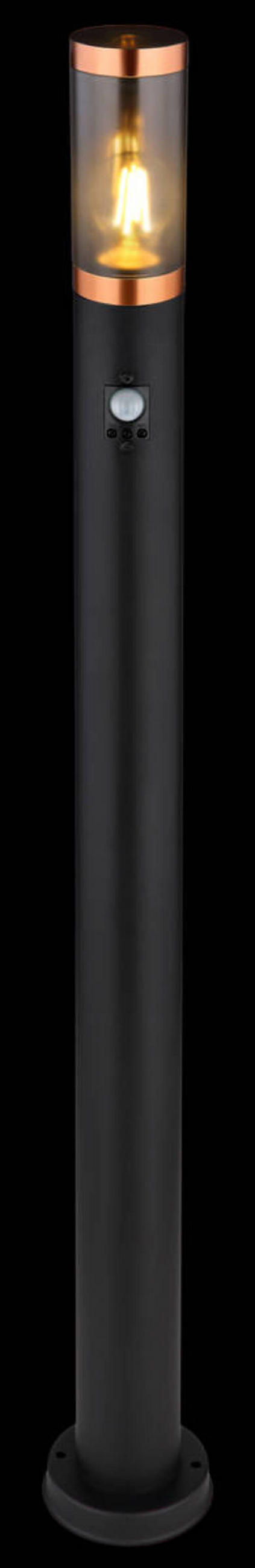 ZUNANJA SVETILKA        12,7/110 cm       - črna/siva, Design, kovina/umetna masa (12,7/110cm) - Globo