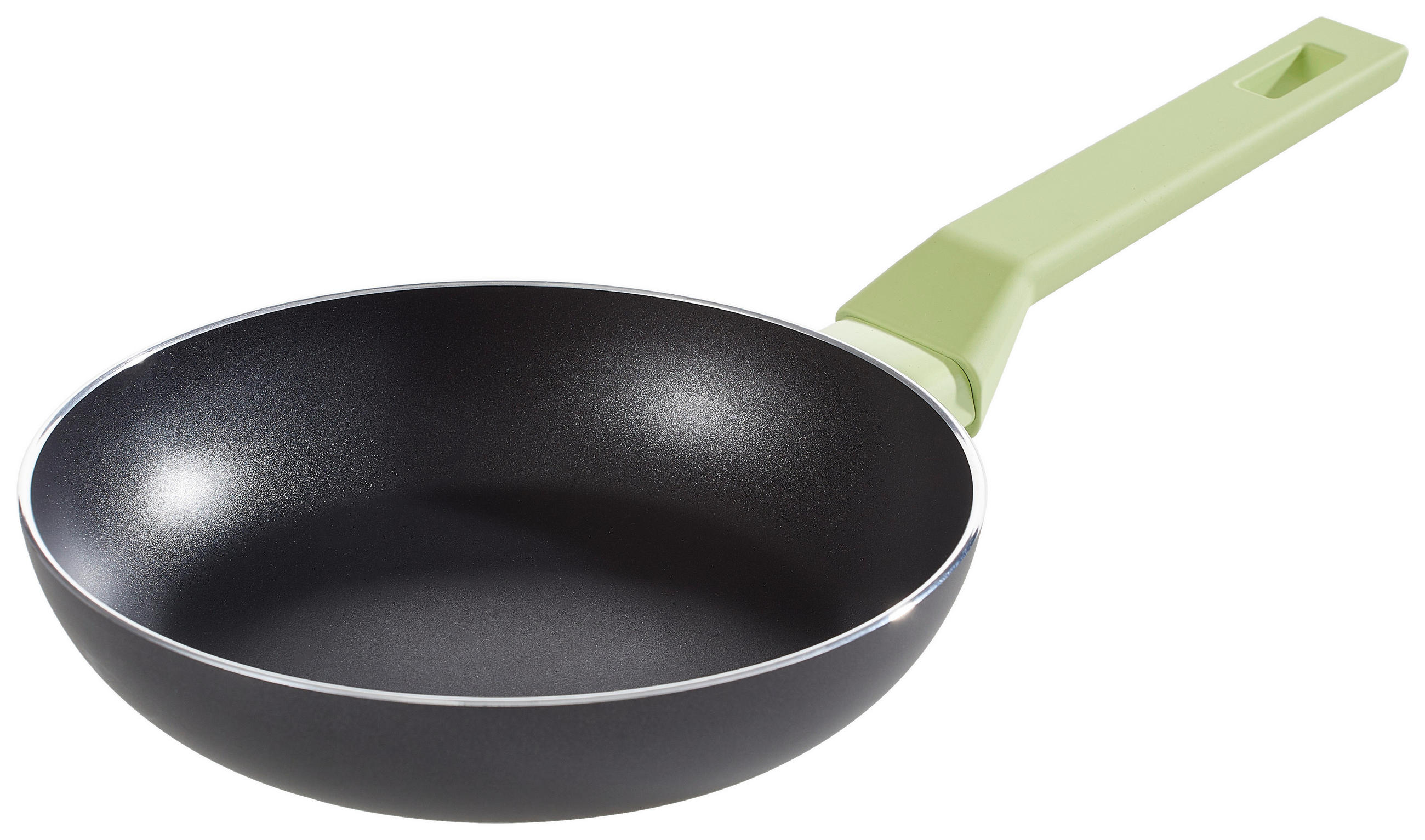 BRATPFANNE HOMEWARE PROFESSIONAL GREEN ILAG®-Antihaftbeschichtung 20 cm  - Schwarz, Basics, Metall (20cm) - Homeware Profession.