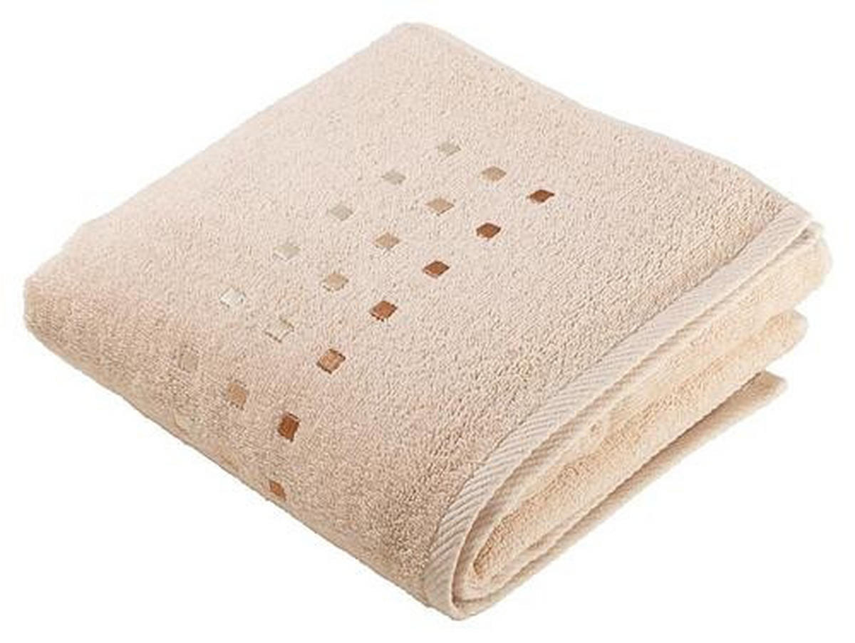 HANDTUCH Quattro Beige  - Beige, Basics, Textil (50/100cm) - Esposa