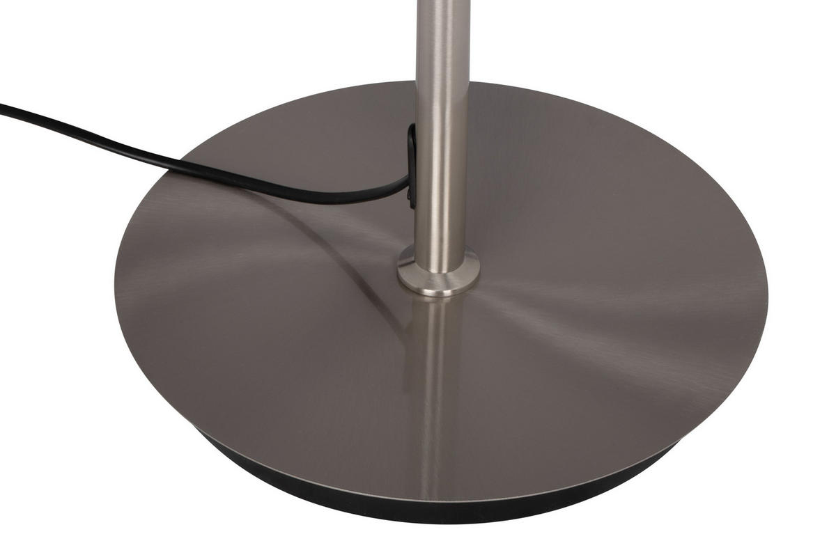 STOJACÍ LAMPA, 35/168 cm  - barvy chromu/barvy niklu, Lifestyle, kov/sklo (35/168cm) - Dieter Knoll