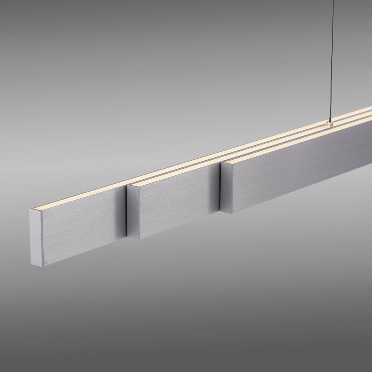LED-HÄNGELEUCHTE 179/5,8/180 cm    - Alufarben, Design, Metall (179/5,8/180cm) - Paul Neuhaus