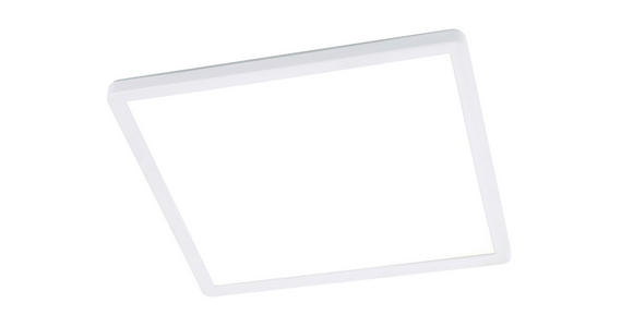 LED-DECKENLEUCHTE Giga 29,3/29,3/2,8 cm  - Weiß, Basics, Kunststoff (29,3/29,3/2,8cm) - Novel