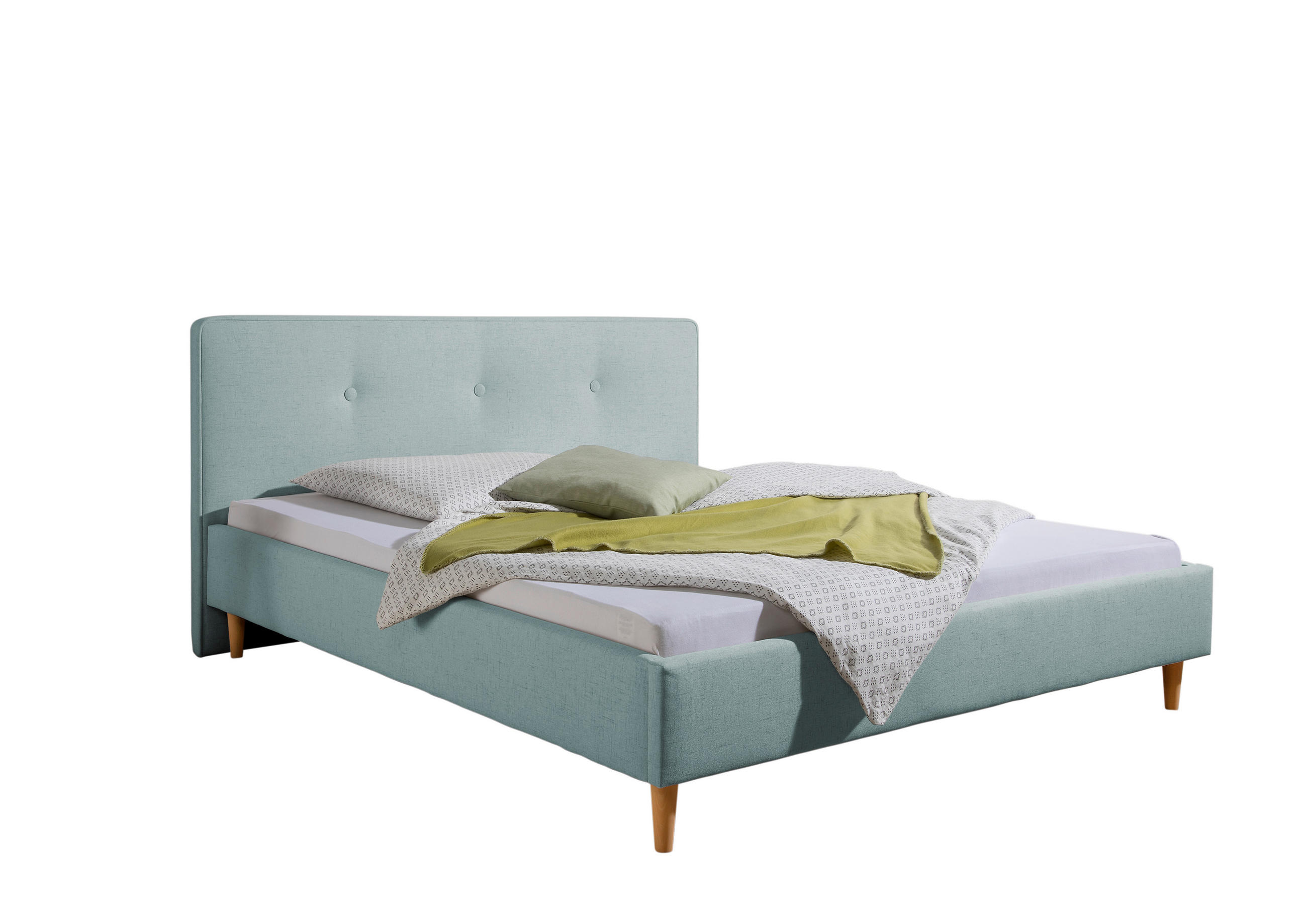 Livetastic Polsterbett Slade Petrol 180x200 cm
