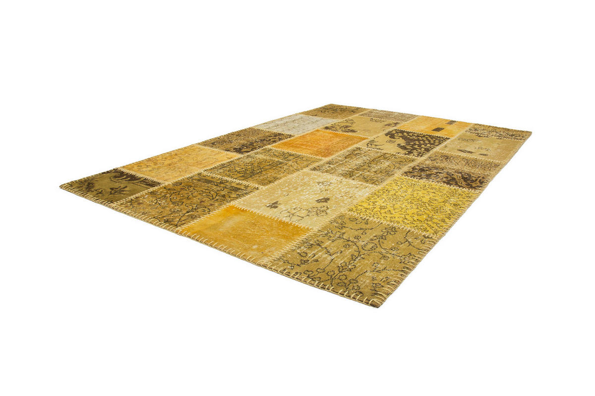 WEBTEPPICH 120/170 cm Goldfarben  - Goldfarben, Basics, Textil (120/170cm) - Obsession
