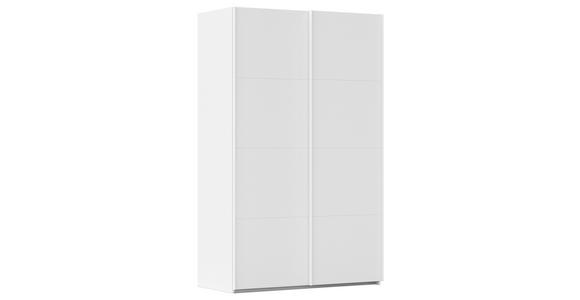 SCHWEBETÜRENSCHRANK  in Weiß  - Weiß, Design, Holzwerkstoff/Kunststoff (137/223/68cm) - Novel