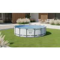 POOLSET 5612ZGS 488/122 cm  - Blau/Weiß, Basics, Kunststoff/Metall (488/122cm) - P & B