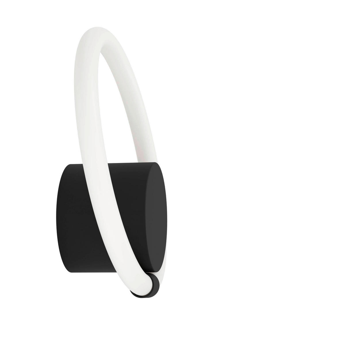 LED-WANDLEUCHTE 26/25 cm   - Schwarz/Weiß, Design, Kunststoff/Metall (26/25cm) - Eglo