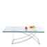 COUCHTISCH in Metall, Glas 120/90/43 cm - Klar, Design, Glas/Metall (120/90/43cm) - Rolf Benz COUCHTISCH in Metall, Glas 120/90/43 cm - Klar, Design, Glas/Metall (120/90/43cm) - Rolf Benz