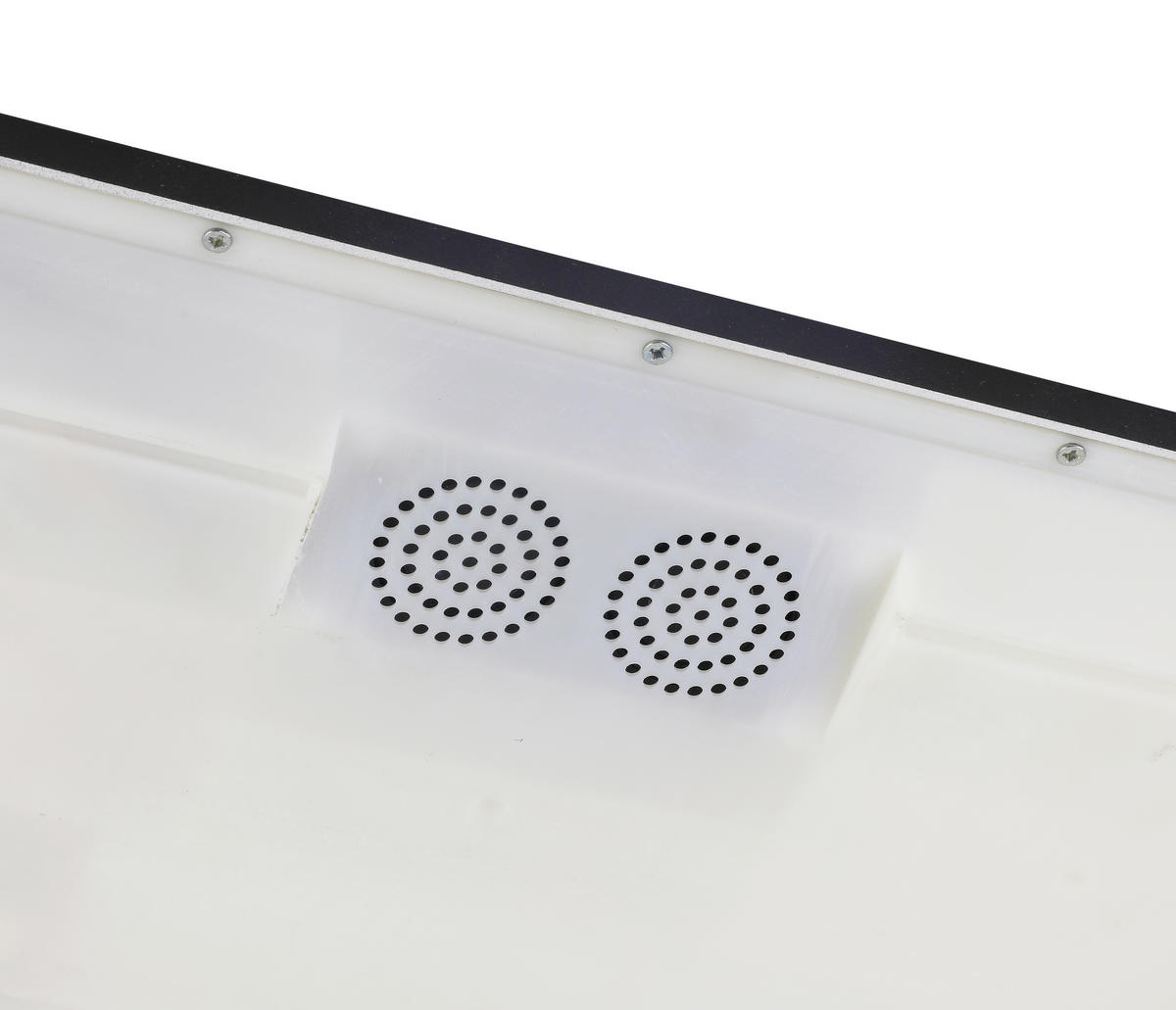 PLAFONIERĂ CU LED - alb/negru, Trend, plastic (40/40/4cm) - Novel