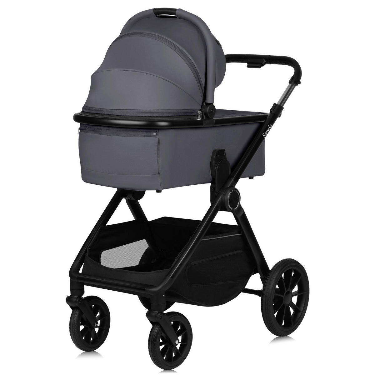 KINDERWAGENSET LO-Layla 3in1  - Grau, Basics (94/62/115cm) - Lionelo