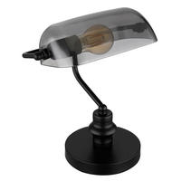 NAMIZNA SVETILKA     25/18/32 cm          - črna, Design, kovina/steklo (25/18/32cm)