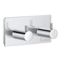 HANDTUCHHAKEN in Chromfarben  - Chromfarben, Basics, Metall (8/4/3,9cm) - Smedbo