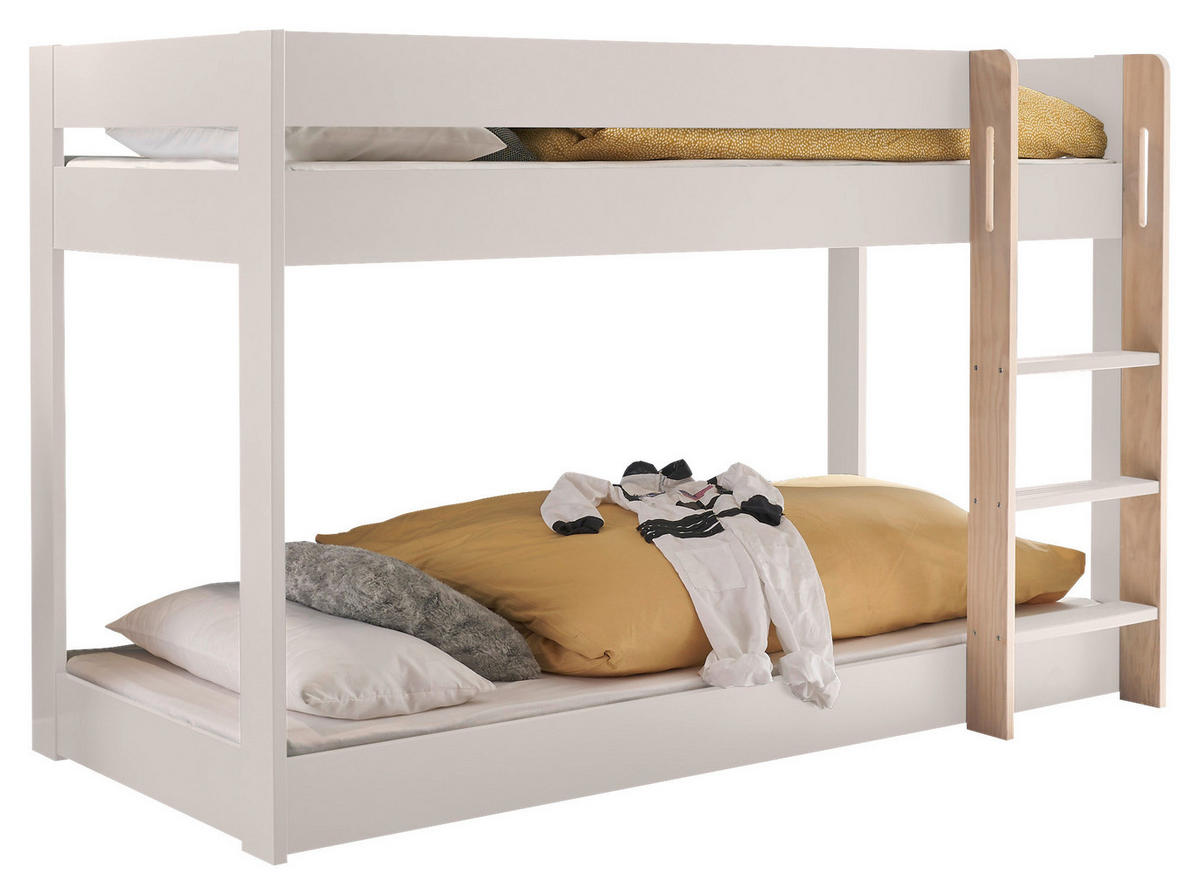 KREVET NA KAT  bijela   - bijela, Moderno, drvni materijal (90/200cm) - MID.YOU