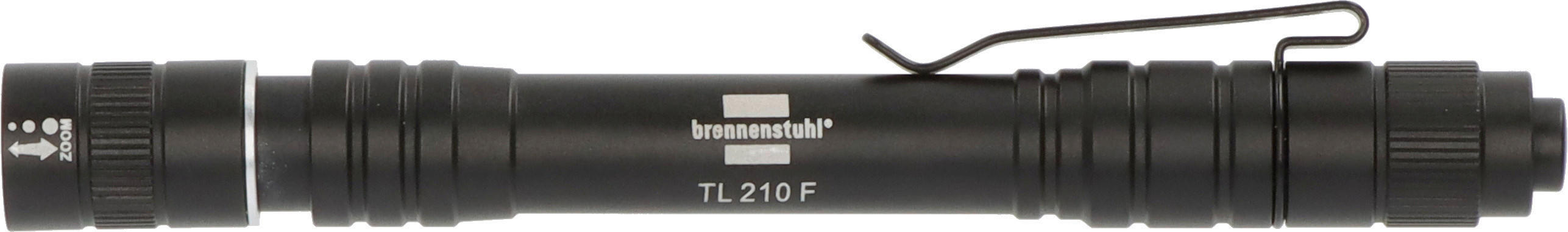 TASCHENLAMPE - Schwarz, Basics, Metall (14,4/1,6/2,2cm) - Brennenstuhl
