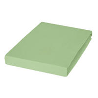 SPANNBETTTUCH Jersey 150/200 cm  - Grün, Basics, Textil (150/200cm) - Janine