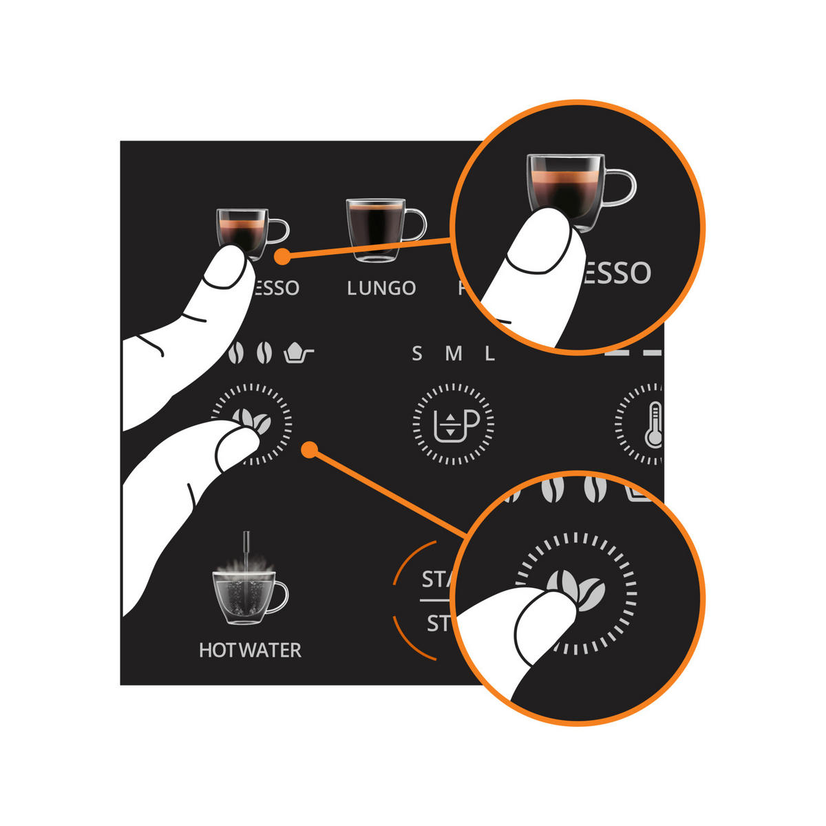 KAFFEEVOLLAUTOMAT Coffee Crush  - Beigebraun, Basics, Kunststoff (38.5/18.5/41cm) - Krups