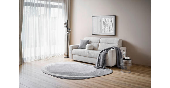 SCHLAFSOFA Creme  - Creme/Schwarz, Design, Holz/Kunststoff (200/89/97cm) - Novel