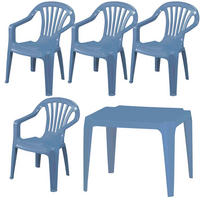 KINDER-GARTENSET Kunststoff  - Hellblau, MODERN, Kunststoff (37/61/38cm) - Gardenson