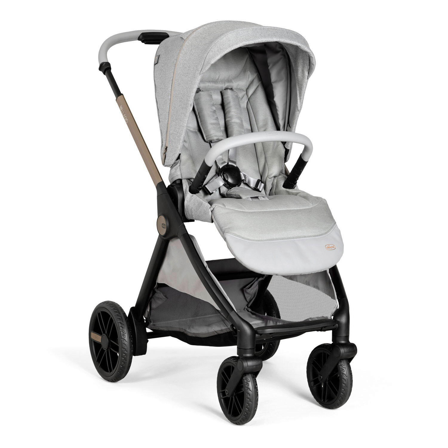 KINDERWAGEN  Bellagio  Lunar Rock  - Grau, Basics, Metall (55/82/97-106cm) - Chicco