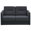 SCHLAFSOFA in Mikrofaser Anthrazit  - Anthrazit/Schwarz, KONVENTIONELL, Kunststoff/Textil (147/89/87cm) - Livetastic