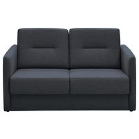 SCHLAFSOFA in Mikrofaser Anthrazit  - Anthrazit/Schwarz, KONVENTIONELL, Kunststoff/Textil (147/89/87cm) - Livetastic