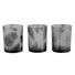TEELICHTHALTER-SET 3-teilig - Schwarz, MODERN, Glas (10/12,5cm) TEELICHTHALTER-SET 3-teilig - Schwarz, MODERN, Glas (10/12,5cm)