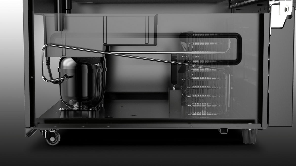 GETRÄNKEKÜHLSCHRANK 60/200/64 cm  - Schwarz, Trend, Glas/Metall (60/200/64cm) - Hisense