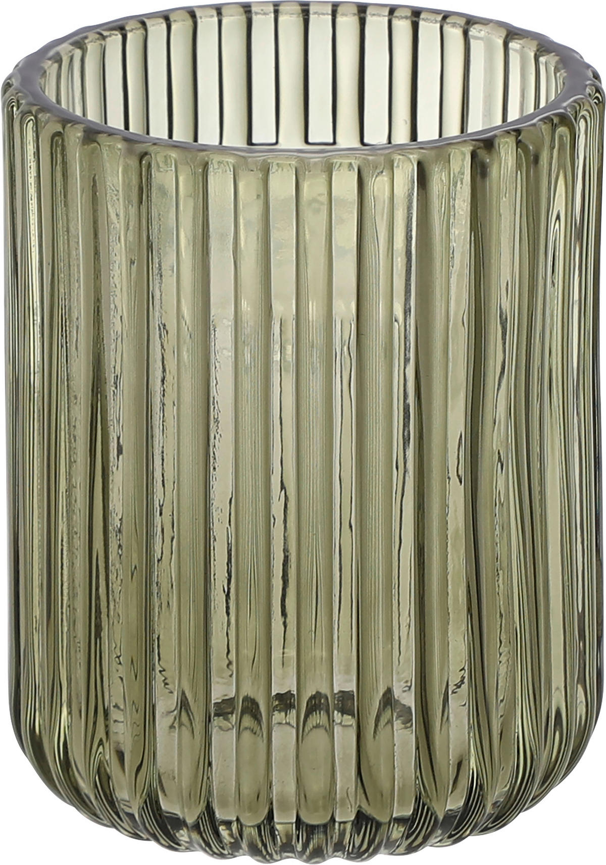 ZAHNPUTZBECHER Glas  - Grün, Basics, Glas (7,8/9,8cm) - Homeware