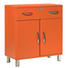 KOMMODE Orange - Orange/Nickelfarben, Design, Holzwerkstoff/Metall (86/92/41cm) - Carryhome KOMMODE Orange - Orange/Nickelfarben, Design, Holzwerkstoff/Metall (86/92/41cm) - Carryhome
