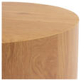 BEISTELLTISCH 60/60/30 cm Eichefarben rund  - Eichefarben, Design, Holzwerkstoff (60/60/30cm) - Xora