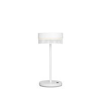 AKKU-TISCHLEUCHTE 14,5/30 cm  - Weiß, KONVENTIONELL, Metall (14,5/30cm) - Hell