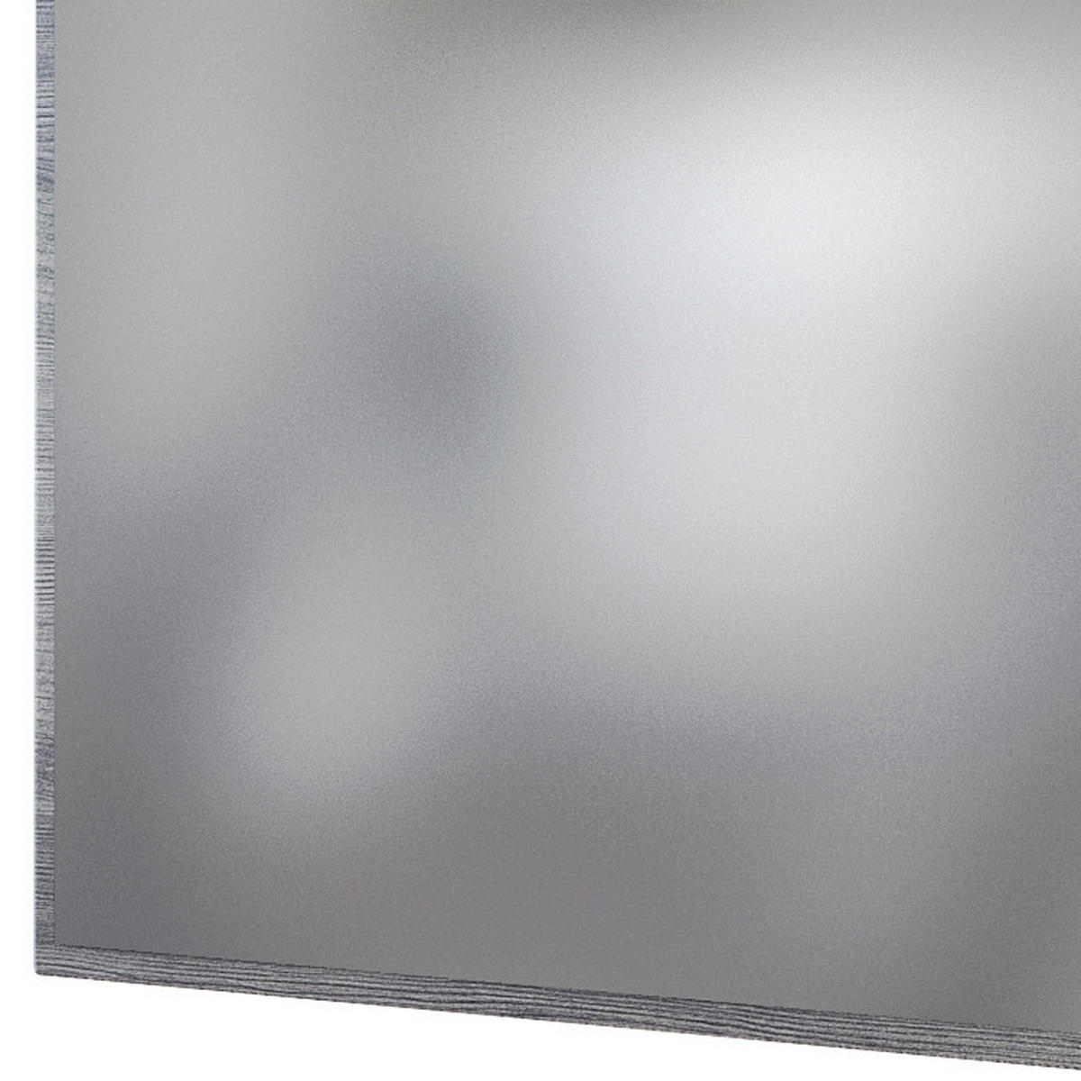 BADRUMSSPEGEL - silvereksfärgad, Basics, trämaterial/glas (60/64/2,5cm) - Held