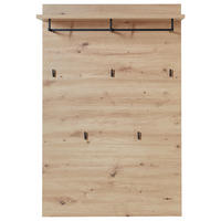 GARDEROBNI PANEL - barve hrasta, Design, kovina/leseni material (84/129/29cm) - Voleo