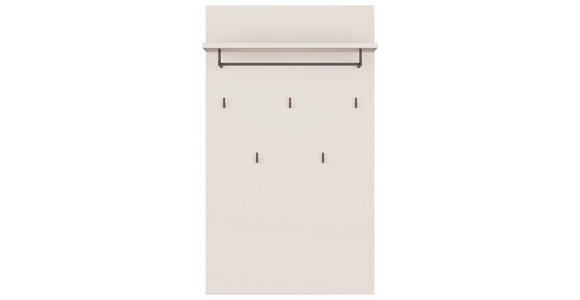 GARDEROBENPANEEL  in 74/127/30,7 cm  - Sandfarben/Grau, MODERN, Holzwerkstoff/Metall (74/127/30,7cm) - Carryhome