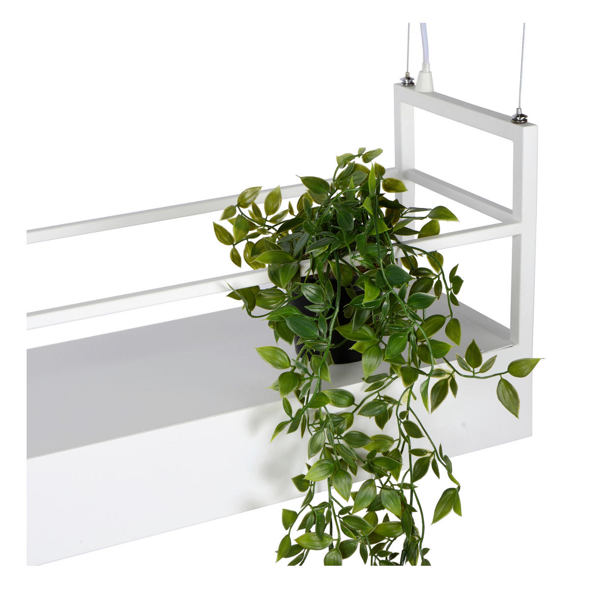 HÄNGELEUCHTE Miravelle 110/22 cm   - Weiß, MODERN, Metall (110/22cm) - Lucide