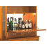WOHNWAND in Kirschbaumfarben - Kirschbaumfarben/Goldfarben, LIFESTYLE, Glas/Holz (293,5/225,3/60cm) - Venda WOHNWAND in Kirschbaumfarben - Kirschbaumfarben/Goldfarben, LIFESTYLE, Glas/Holz (293,5/225,3/60cm) - Venda